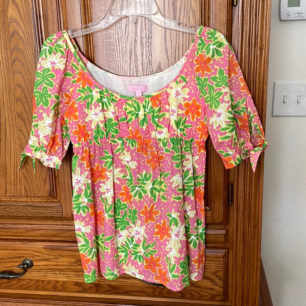 Vintage Lilly Pulitzer top Sz 2 EUC